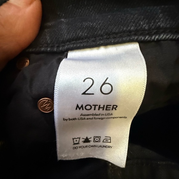 MOTHER Black Ankle Jeans - Picture 10 of 13